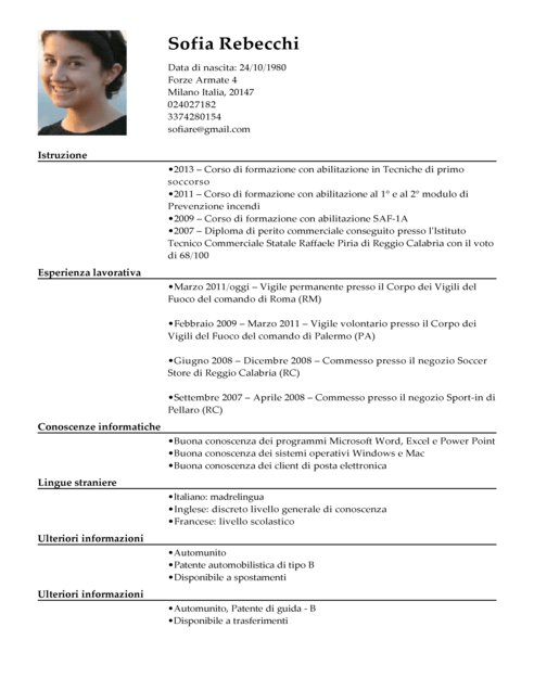 Caregiver CV full